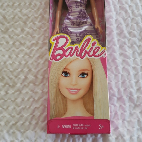 Purple Dress Barbie Doll. Girl Toy - Picture 2 of 5